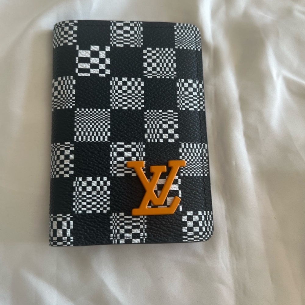 Louis Vuitton Black Leather Card Holder